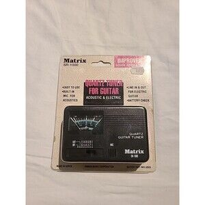Matrix SR-1000 Quartz Guitar Tuner Acoustic & Electric With Original Package